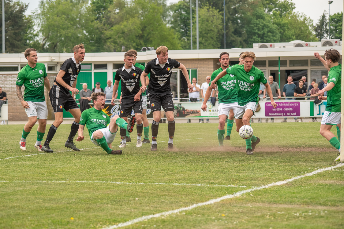 Desastreuze middag voor Musselkanaal tegen Rolder Boys